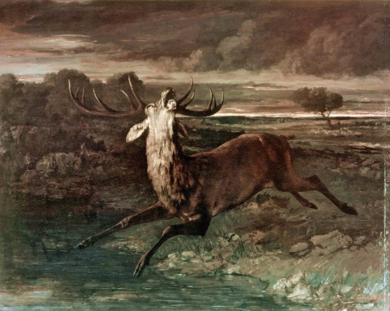 Jagdmalerei am Beispiel von Gustave Courbets „Waidmännischer Trilogie“